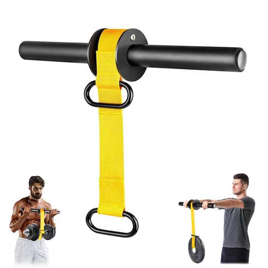 Wellshow Sport Wrist and Forearm Blaster Wrist Roller -Strength Training