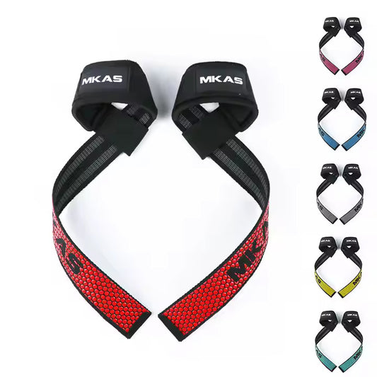 MKAS Custom Logo Weightlifting  Wrist Straps