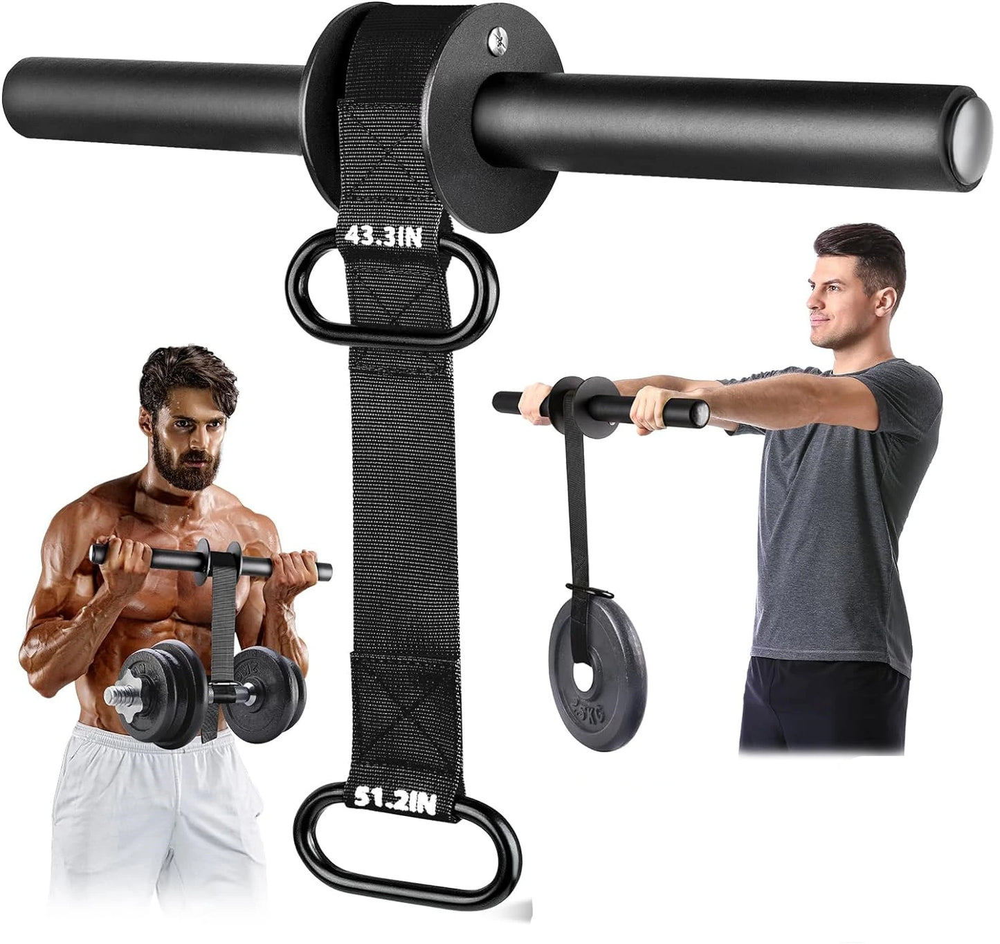 Wellshow Sport Wrist and Forearm Blaster Wrist Roller -Strength Training