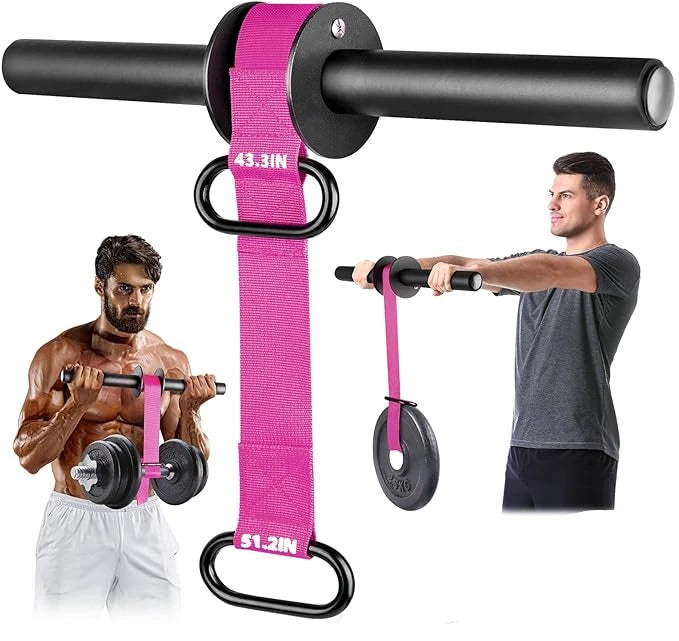 Wellshow Sport Wrist and Forearm Blaster Wrist Roller -Strength Training